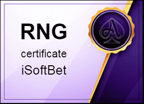 certificate iSoftBet